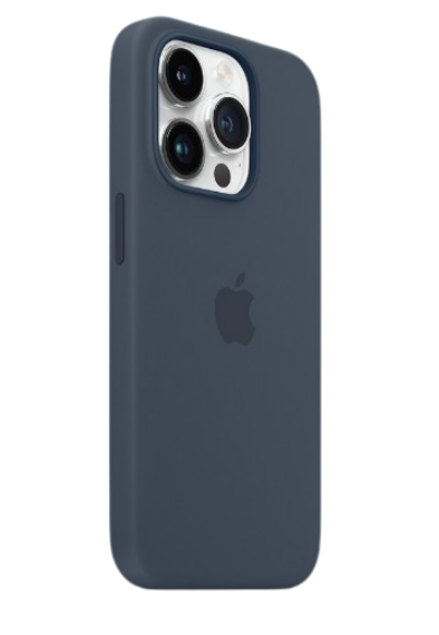 Apple silicone case with MagSafe iPhone 14 Pro (Original Quality) Storm Blue